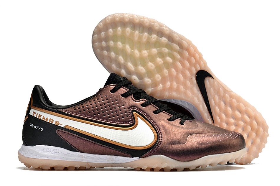 Nike React Tiempo Legend 9 Pro TF - Marron blanc